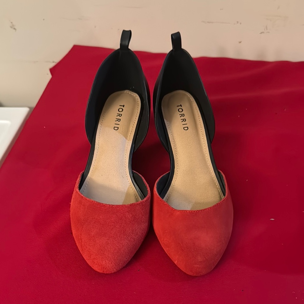 Torrid Red and Black Heels